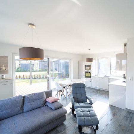 Ferienhaus Seeblick Am Harkebruegger See Mit Sauna Und Kamin Barssel  ภายนอก รูปภาพ