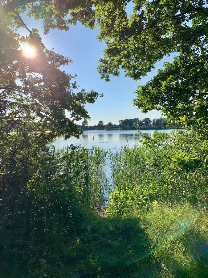 Ferienhaus Seeblick Am Harkebruegger See Mit Sauna Und Kamin Barssel  ภายนอก รูปภาพ