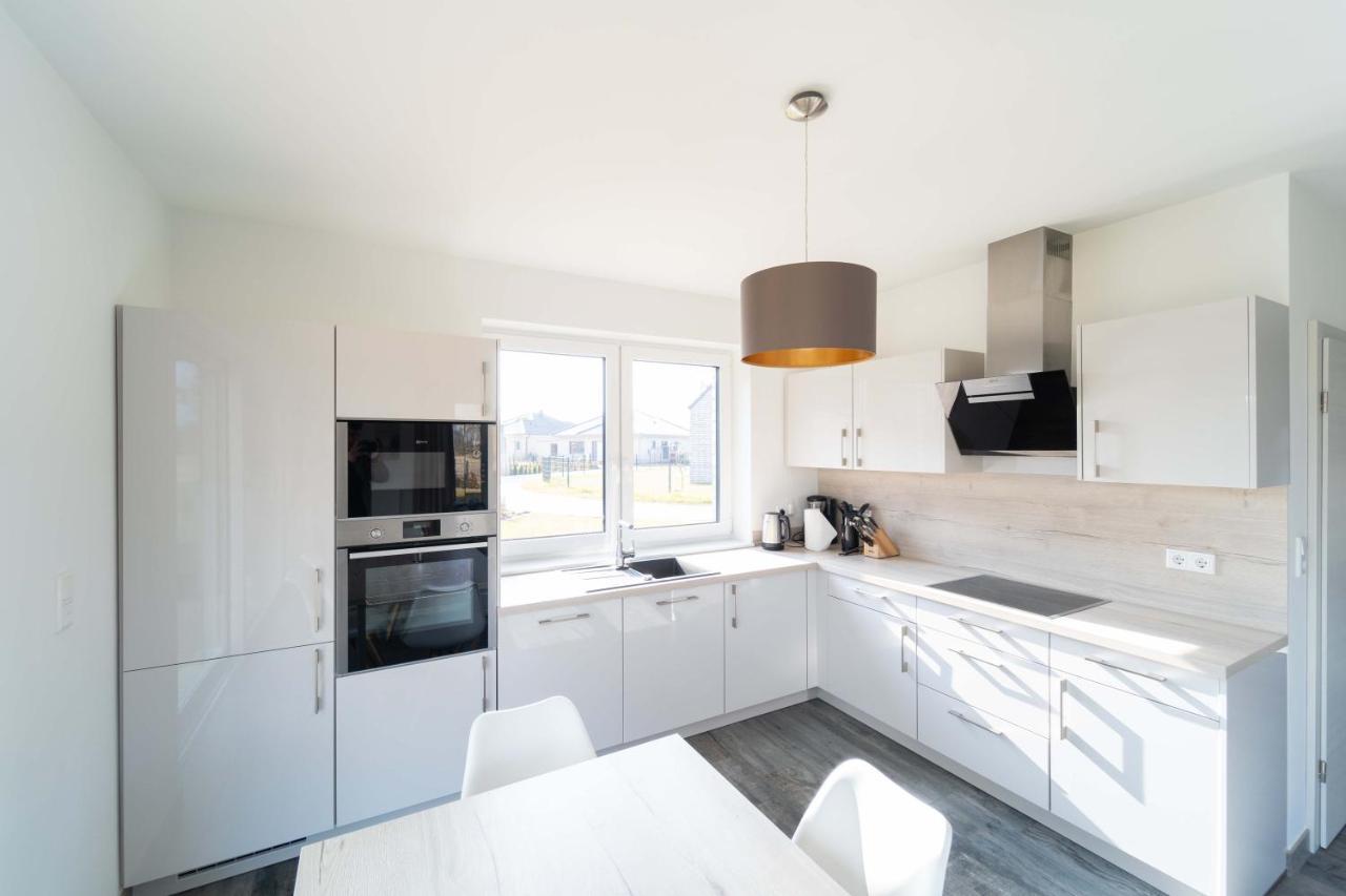 Ferienhaus Seeblick Am Harkebruegger See Mit Sauna Und Kamin Barssel  ภายนอก รูปภาพ