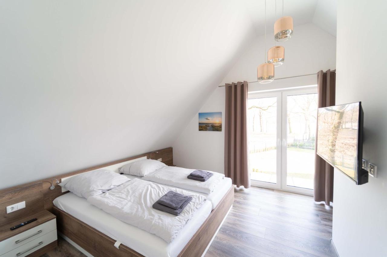 Ferienhaus Seeblick Am Harkebruegger See Mit Sauna Und Kamin Barssel  ภายนอก รูปภาพ
